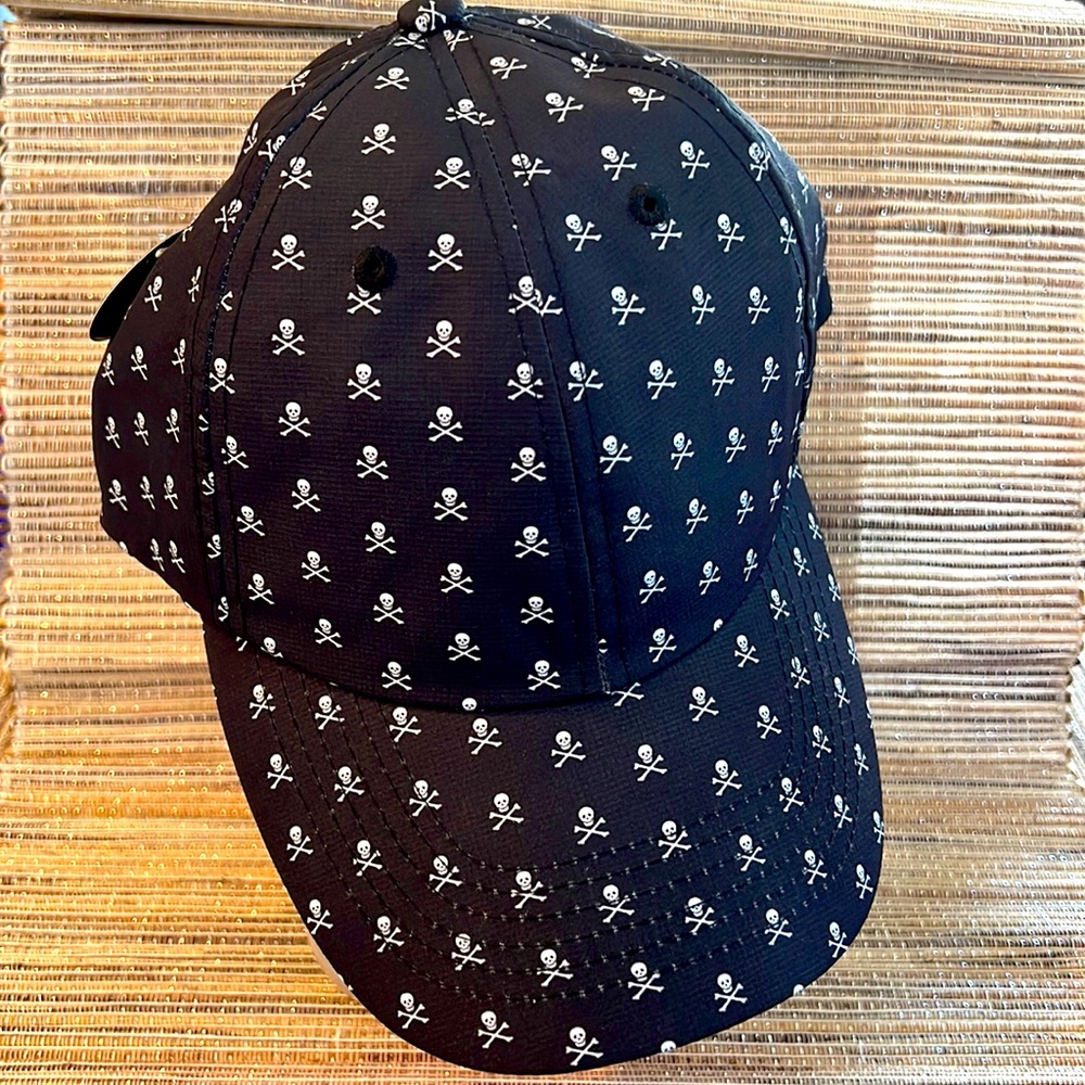 Imperial Sports Adjustable Hat with Skulls and Crossbones.  NWT.